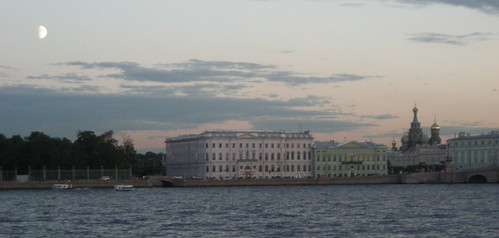 Moon over St. Petersburg