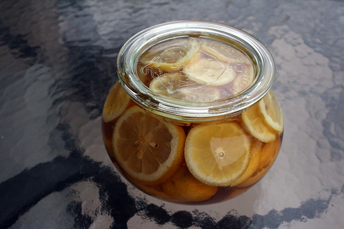 Start of the lemon & honey base