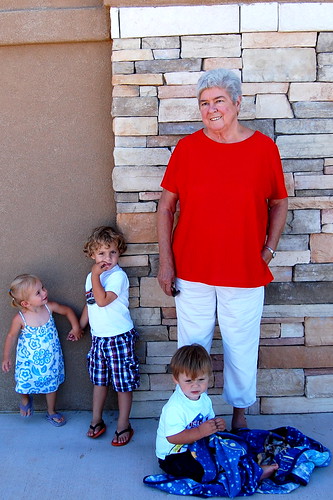 Granny Oma and the babies