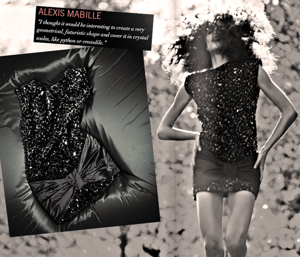 alexis mabille little black dress