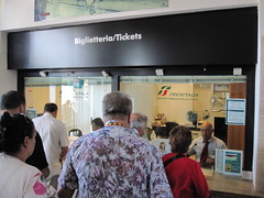 Ticketschalter in Italien / Bahnhof