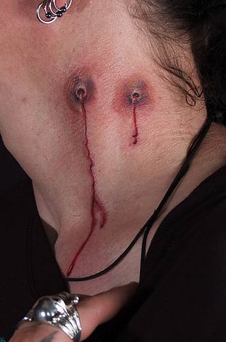 vampire bite tattoos. vampire bite tattoo