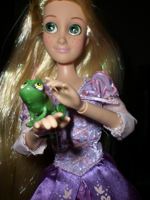 Disney Tangled Rapunzel and Pascal dolls