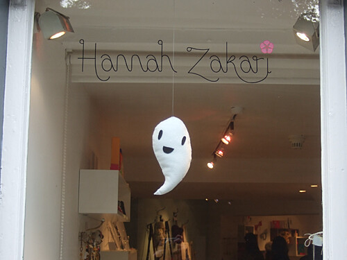 Hannah Zakari shop window