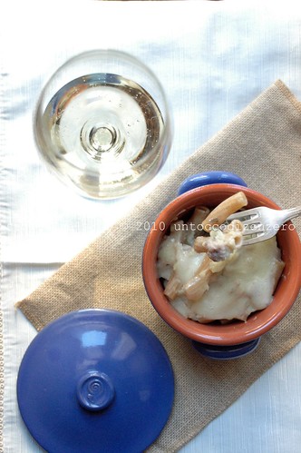Rigatini Selezioni Monograno con salsiccia e crema di topinambur