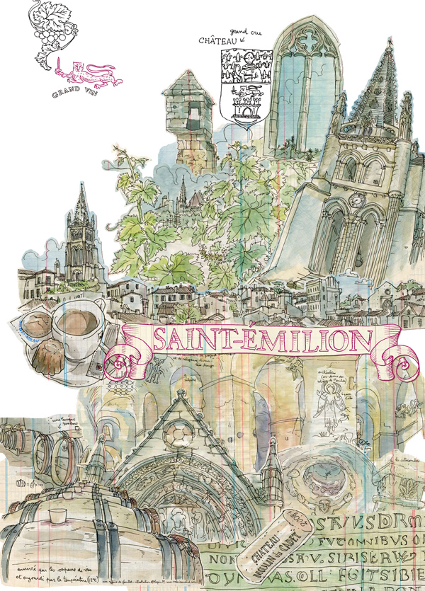 saint-émilion - poster