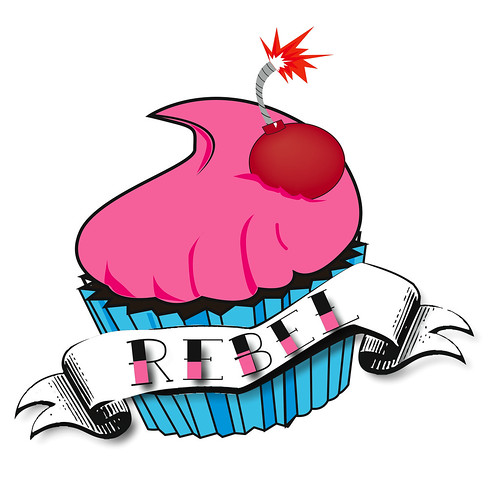 Rebel Cupcake Logo