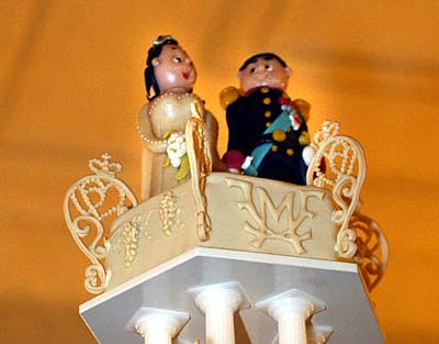 royal wedding cake toppers. mary cake. Royal watchers know