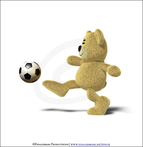 kicking soccer ball. Kicking Soccer Ball Side-