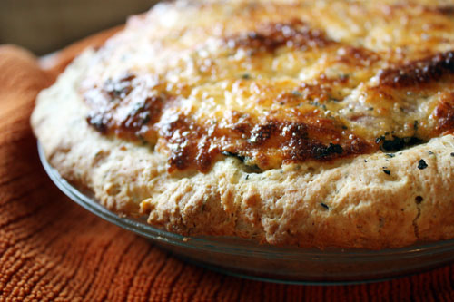 buttermilk parsley biscuit pie crust.