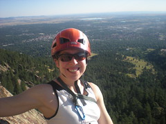 Happy Climbergirl on Third Flatiron