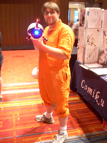 portal 2 chell cosplay. Male Chell cosplay