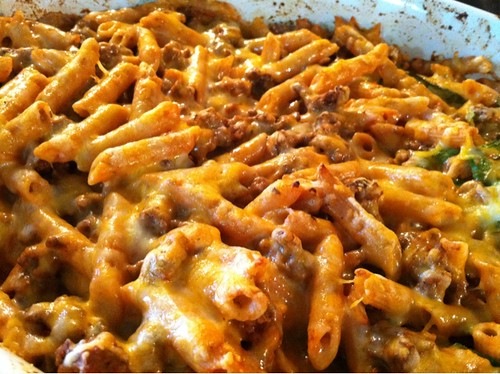 Dinner is served: baked ziti