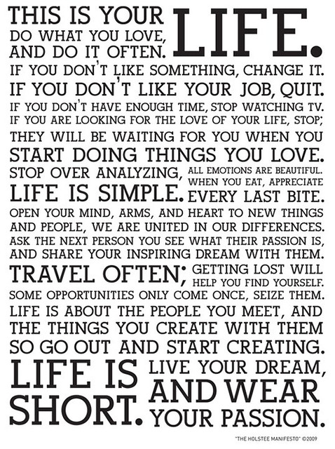rules for living!!