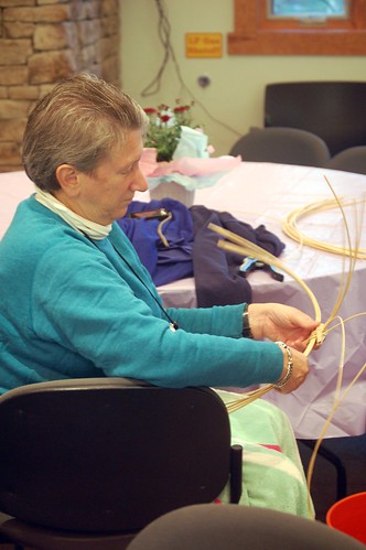 Bear Creek Women's Wellness Weekend - Basket weaving
