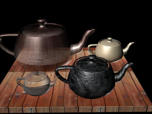 各種材質的茶壺們