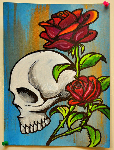Skulls and Roses Flickr Photo Sharing