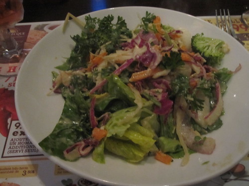 salad - Dinner with dad