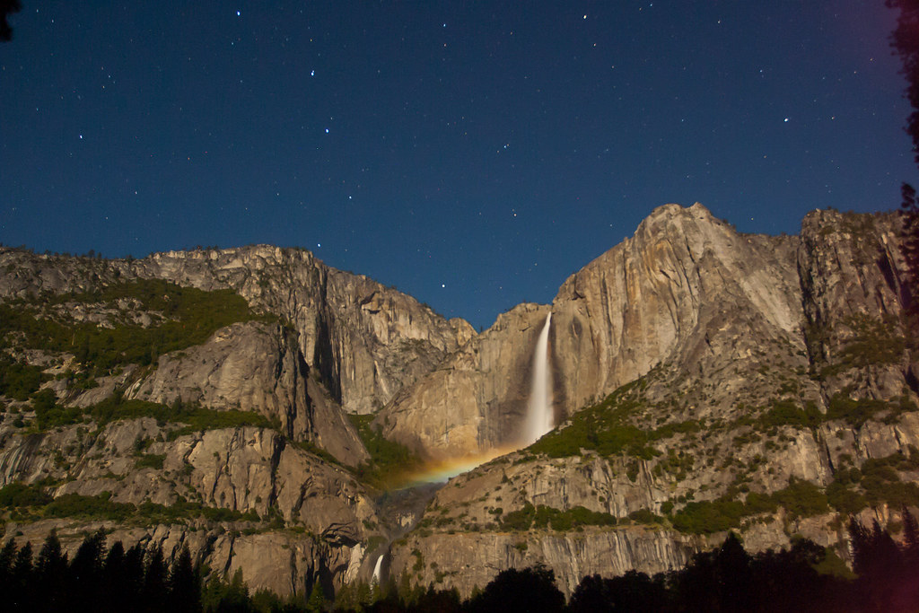 Moonbow in Upper Yosemite Falls