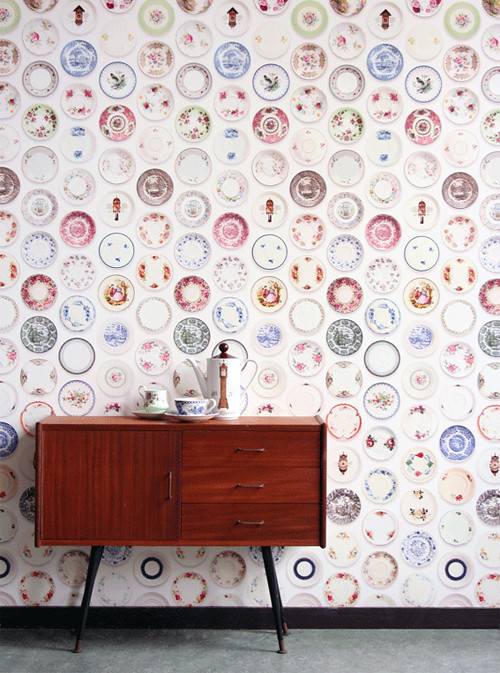 porcelain plates wallpaper