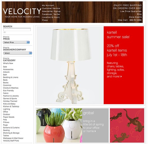Velocity Home Page