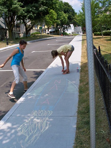 Sidewalk Chalk fun July 2010 005