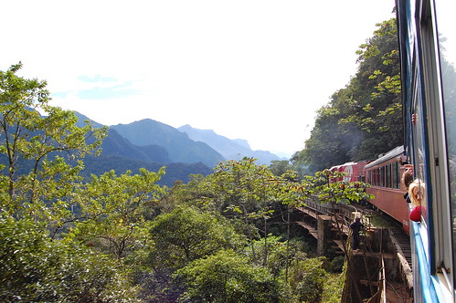 Scenic train ride from Curitiba to Morretes