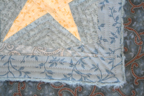 Twinkle, Twinkle quilting closeup - front