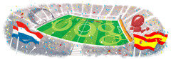 Logo Google dedicado a la worldcup 2010