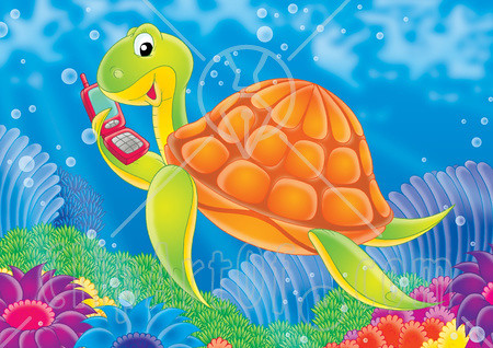 sea turtle clip art. 30503-Clipart-Illustration-Of-
