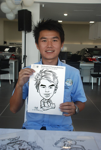 Caricature live sketching for Performance Premium Selection BMW - Day 2 - 18
