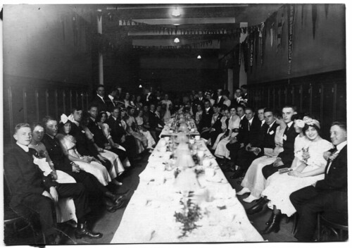 Formal dinner, possibly at East Tech