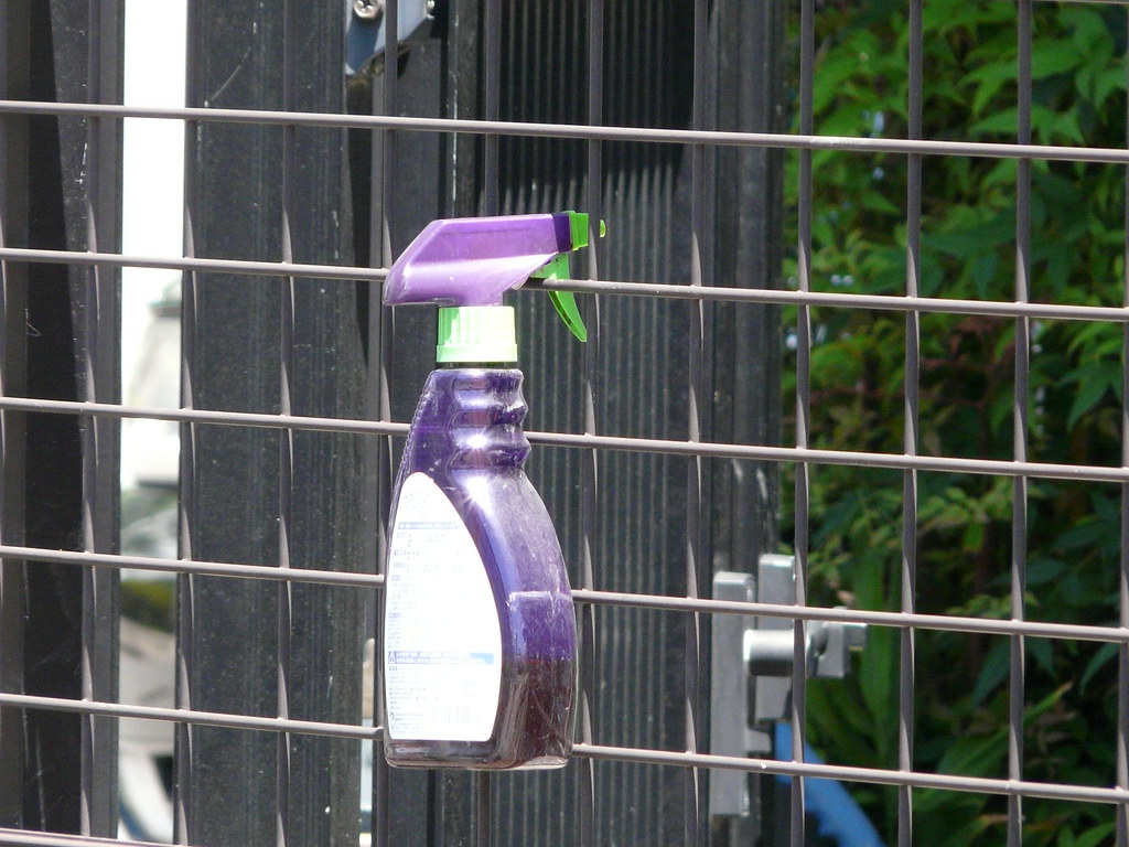 Spray Bottle Storage Fencing