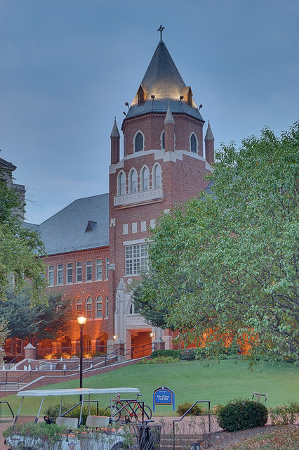 Saint Louis University, in Saint Louis, Missouri, USA - Cook Hall at dawn