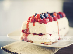 White chocolate & summer berry cheesecake (+1 in the comments) by Stuart Stevenson
