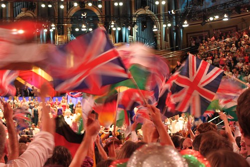 Last Night of the Proms Flag Waving