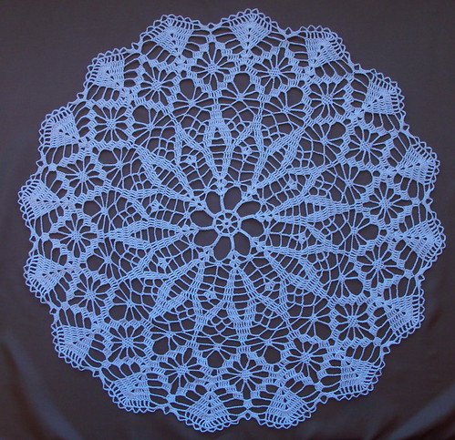 Spider Web Doily by Creations by Monica
