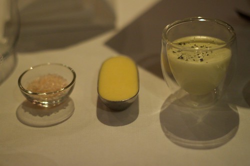 cured butter &amp; olive oil emulsion