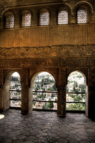 Alhambra archs. Granada. Arcos de la Alhambra.