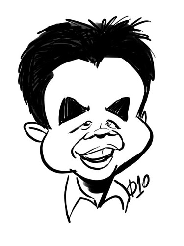 My caricature by Diego Garcia
