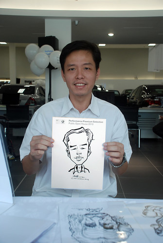 Caricature live sketching for Performance Premium Selection BMW - Day 1 - 11