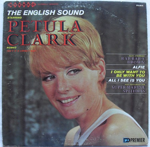 1960s PETULA CLARK The English Sound LP record album vinyl vintage