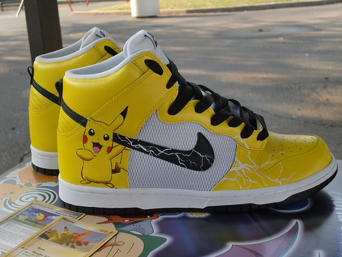 Pokemon Pikachu Custom Nike Dunk Kicks