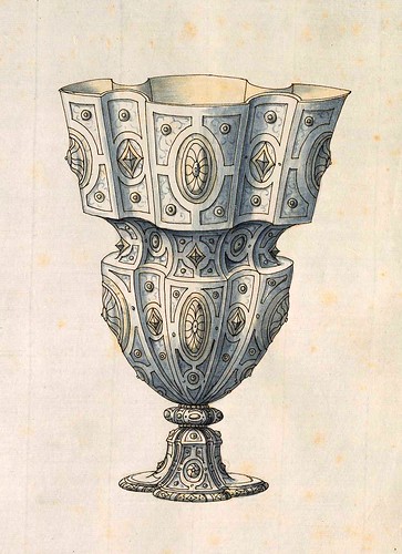 006-Copa-Entwürfe für Prunkgefäße in Silber mit Gold-BSB Cod.icon.  199 -1560–1565- Erasmus Hornick