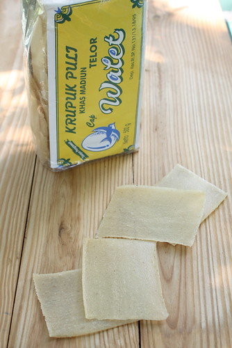 Raw Material Krupuk Puli (Thin rice crackers)