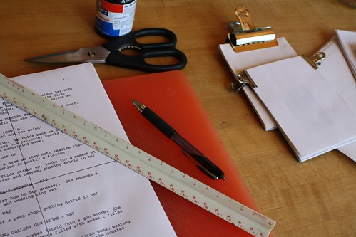 Homemade Notepads 2 1 Divide paper into quarters using pen and ruler