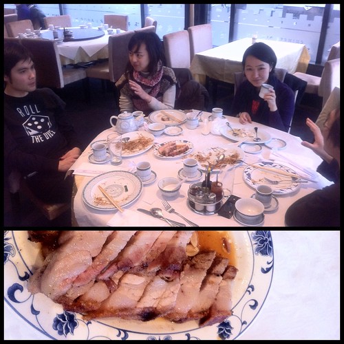 Chinese New Year's Eve lunch with Japanese folks