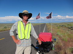 Ray Brown walking across the country
