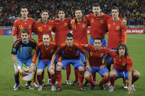 Selección española de fútbol soccer