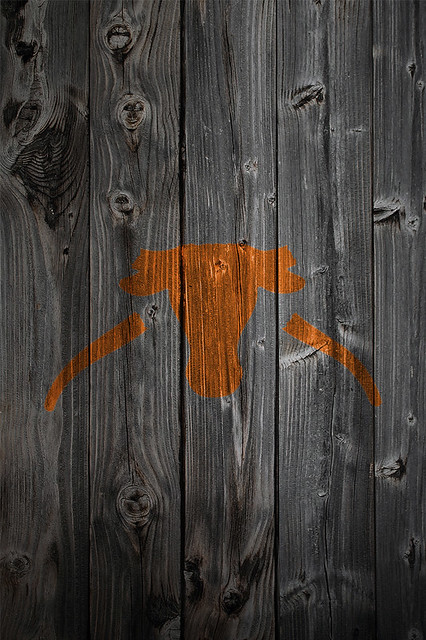 texas longhorn background wallpaper. Texas Longhorns Saw Em Off Wood iPhone 4 Background